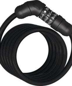 Abus Antivol à spirale Star 4508C/150 code sans support noir Abus Antivol à spirale Star 4508C/150 code sans support noir