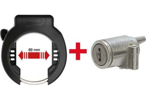 Abus Antivol cadre 4750XL & batterie IT2.1 T82 Bosch à clés identiques noir