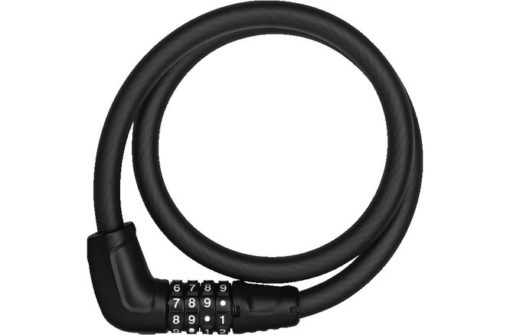 Abus Antivol à câble Tresor 6412C/85 code avec support SCMU 6C noir