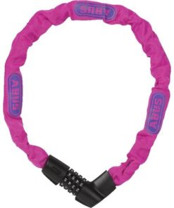 Abus Antivol à chaîne Tresor 1385/75 code sans support pink Abus Antivol à chaîne Tresor 1385/75 code sans support pink