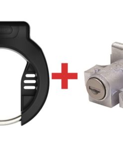 Abus Antivol cadre 4750S & batterie DT2 T82 Bosch2 à clés identiques noir Abus Antivol cadre 4750S & batterie DT2 T82 Bosch2 à clés identiques noir