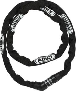 Abus Antivol à chaîne 4804C/110 code sans support noir Abus Antivol à chaîne 4804C/110 code sans support noir