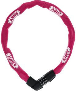 Abus Antivol à chaîne Tresor 1385/85 code sans support coral Abus Antivol à chaîne Tresor 1385/85 code sans support coral