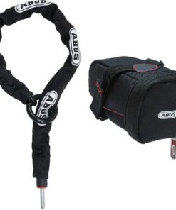 Abus Chaîne en boucle Adaptor Chain 2.0 8KS/85 avec sacoche de selle ST5950 noir Abus Chaîne en boucle Adaptor Chain 2.0 8KS/85 avec sacoche de selle ST5950 noir