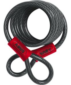 Abus Serrure spéciales câble spiralé 1850/185 noir Abus Serrure spéciales câble spiralé 1850/185 noir