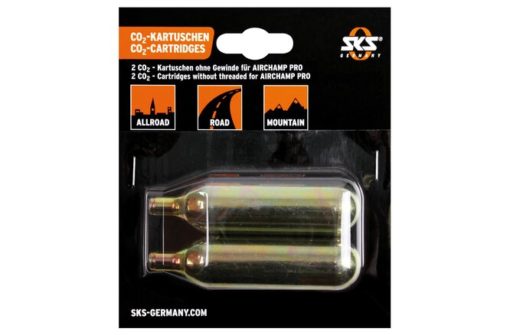 SKS Cartouche CO2 2 x 16g sans filletage