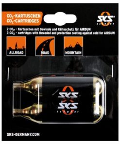 SKS Cartouche CO2 2 x 16g avec filletage SKS Cartouche CO2 2 x 16g avec filletage