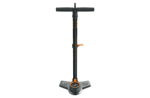 SKS Pompe à pied Air-X-Plorer 10.0 acier multi valve noir/orange