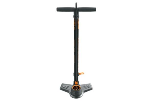 SKS Pompe à pied Air-X-Plorer Digi 10.0 acier multi valve noir/orange