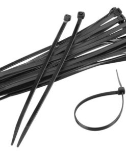 Attache-câble 2.5x100 mm noir Languette en plastique