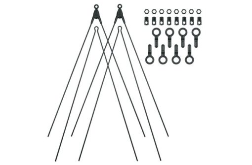 SKS Jeu de tringles Bluemels Basic & Stripes 26/28" 365 mm noir