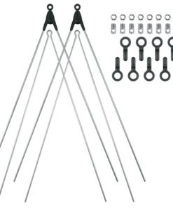 SKS Jeu de tringles Bluemels Basic & Stripes 26/28" 365 mm argent SKS Jeu de tringles Bluemels Basic & Stripes 26/28" 365 mm argent