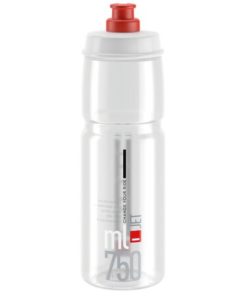 Elite Bidon Jet 750 ml transparent-rouge