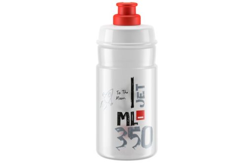 Elite Bidon Jet pour enfants 350 ml transparent-rouge Ø 66mm