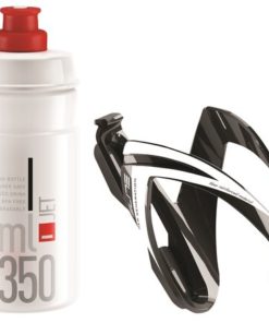 Elite Kit Ceo pour enfants bidon 350 ml transparent av. rouge, porte-bidon noir