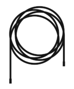 Shimano Câble électrique EW-PS300 Bosch/Di2 1600mm interne noir box