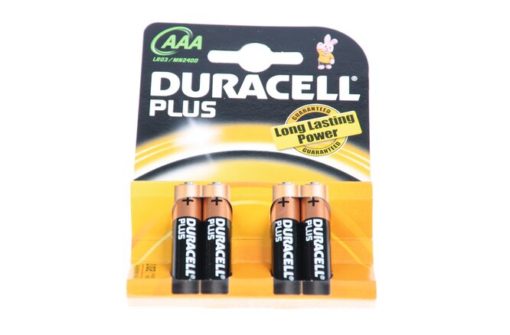 Duracell Pile Micro LR03 1.5V blister à 4