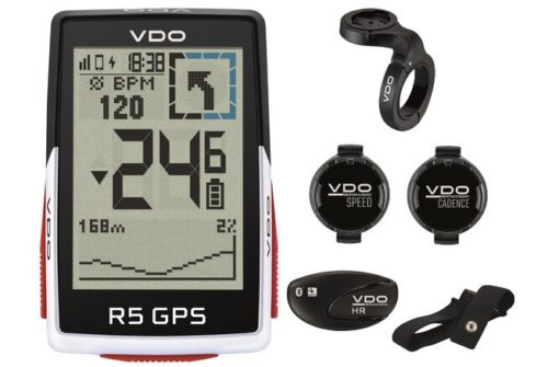 VDO Compteur R5 GPS Sensor-Set noir/blanc