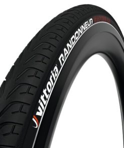 Vittoria Pneu Randonneur 27.5x2.0 rigide avec bande réfléchissante noir Vittoria Pneu Randonneur 27.5x2.0 rigide avec bande réfléchissante noir