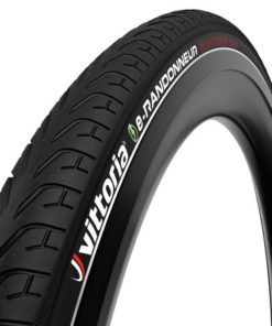 Vittoria Pneu e-Randonneur G2.0 700x35c rigide a/bande réfléchissante noir Vittoria Pneu e-Randonneur G2.0 700x35c rigide a/bande réfléchissante noir