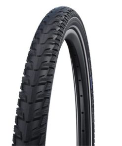 Schwalbe Pneu Energizer Plus Tour700x38C rigide avec bande réfléchissante black Schwalbe Pneu Energizer Plus Tour700x38C rigide avec bande réfléchissante black