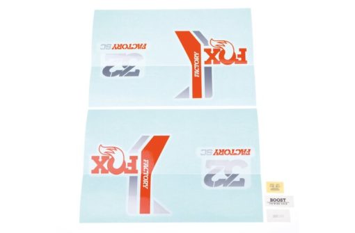 FOX Decal 17 32 SC Factory orange white bkgrnd