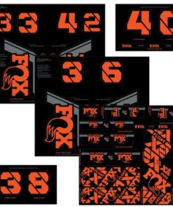 FOX Decal 21 Custom Fork & Shock factory orange FOX Decal 21 Custom Fork & Shock factory orange