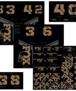 FOX Decal 21 Custom Fork & Shock kashima FOX Decal 21 Custom Fork & Shock kashima