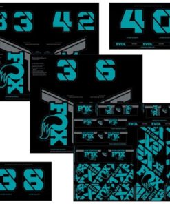 FOX Decal 21 Custom Fork & Shock turquoise FOX Decal 21 Custom Fork & Shock turquoise