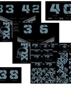 FOX Decal 21 Custom Fork & Shock storm blue FOX Decal 21 Custom Fork & Shock storm blue