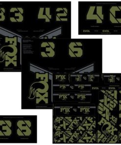 FOX Decal 21 Custom Fork & Shock olive drab FOX Decal 21 Custom Fork & Shock olive drab