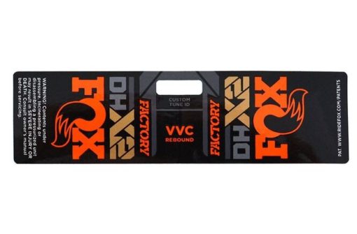FOX Decal 21 F-S DHX2 Resy orange