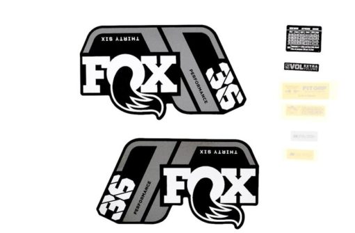 FOX 21 36 P-S gray Logo mat black