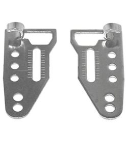 Pletscher  Plaques aubans réglable  par paire inox Pletscher  Plaques aubans réglable  par paire inox