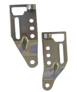 Pletscher  Plaques aubans pour frein à disque réglable  par paire inox Pletscher  Plaques aubans pour frein à disque réglable  par paire inox