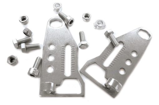 Pletscher  Plaques aubans réglable pour Quick-rack par paire inox