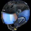 CP Ski CORAO+ Carbon Helmet blue carbon shiny/blue soft touch / Visor Nr.26 M CP Ski CORAO+ Carbon Helmet blue carbon shiny/blue soft touch / Visor Nr.26 M