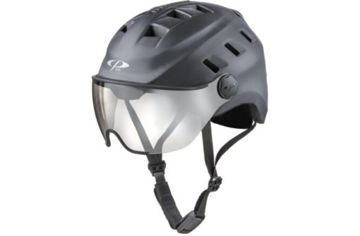 CP Bike CHIMO Helmet visor clear black matt S/M