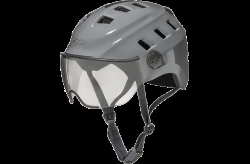 CP Bike CHIMO Helmet visor clear grey shiny S/M
