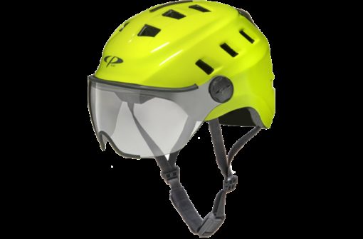 CP Bike CHIMO Helmet visor clear fluo yellow shiny S/M