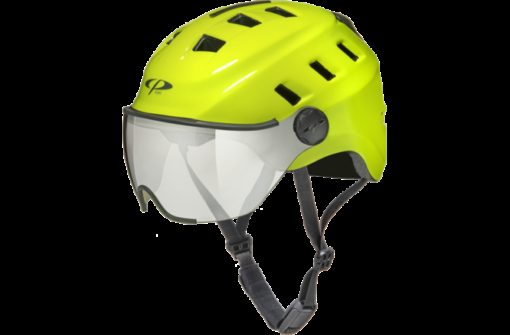 CP Bike CHIMO Helmet visor vario fluo yellow shiny S/M