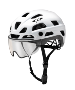 CP Bike CYLITE Helmet visor clear white matt/black shiny L/XL CP Bike CYLITE Helmet visor clear white matt/black shiny L/XL