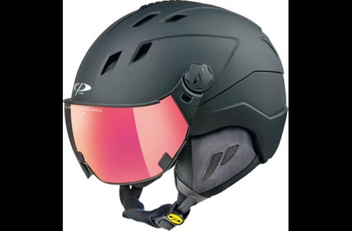 CP Ski CORAO+ Helmet black soft touch / Visor Nr.28 L