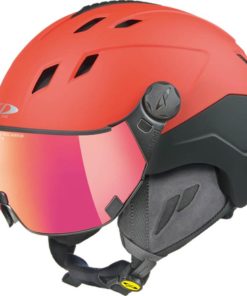 CP Ski CORAO+ Helmet red soft touch/black soft touch / Visor Nr.28 L CP Ski CORAO+ Helmet red soft touch/black soft touch / Visor Nr.28 L