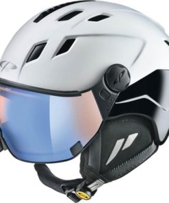 CP Ski CORAO+ Helmet white soft touch/black shiny / Visor Nr.26 M CP Ski CORAO+ Helmet white soft touch/black shiny / Visor Nr.26 M