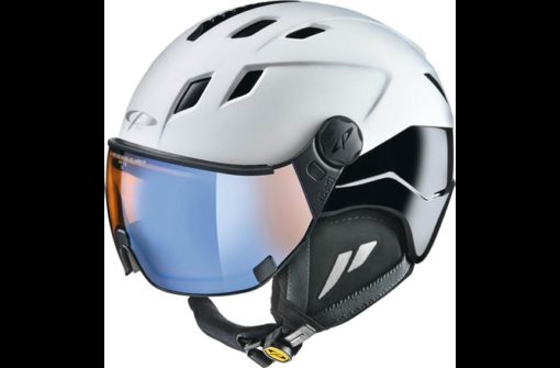 CP Ski CORAO+ Helmet white soft touch/black shiny / Visor Nr.26 XL