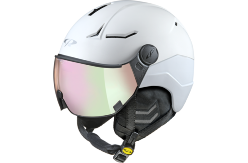 CP Ski Women COYA+ Helmet snowwhite soft touch / Visor Nr. 29 M