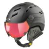 CP Ski CUMA Cashmere Helmet snowwhite soft touch / Visor Nr.23 L CP Ski CUMA Cashmere Helmet snowwhite soft touch / Visor Nr.23 L