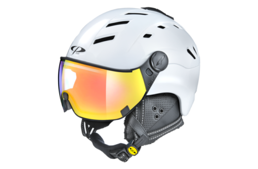 CP Ski CAMURAI Helmet pearlwhite shiny/white shiny / Visor Nr.27 M