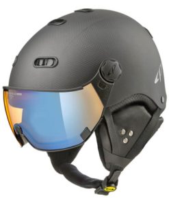 CP Ski CARACHILLO Carbon Helmet black carbon soft touch/black / Visor Nr.26 L CP Ski CARACHILLO Carbon Helmet black carbon soft touch/black / Visor Nr.26 L